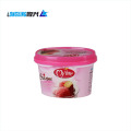 Container Bowl Box Tub Bucket Ice Cream IML Plastic Cup with Lid Spoon